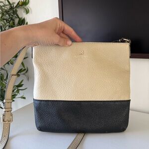 Kate Spade Black and Cream Crossbody Bag